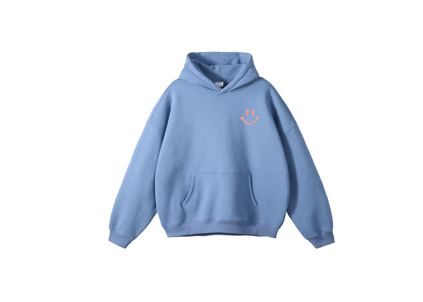 Smiley Hoodie (Light Blue)