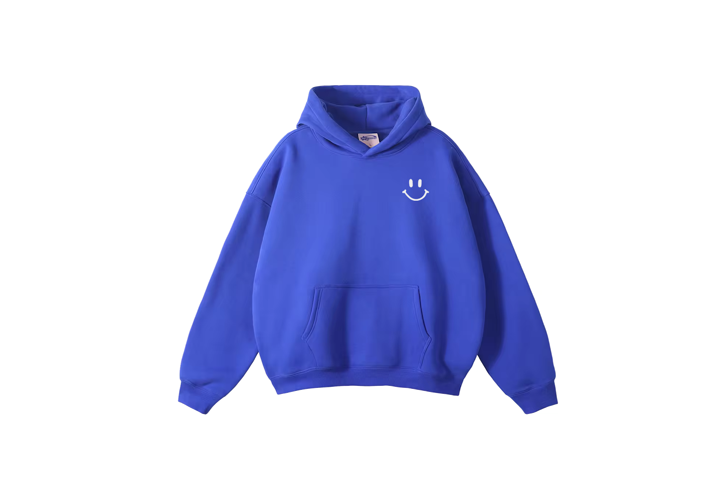 Smiley Hoodie (Royal Blue)